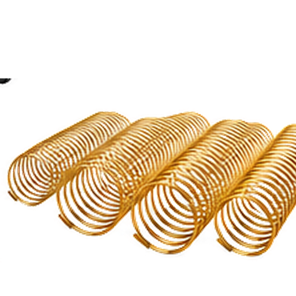 Gold Metal Spirals