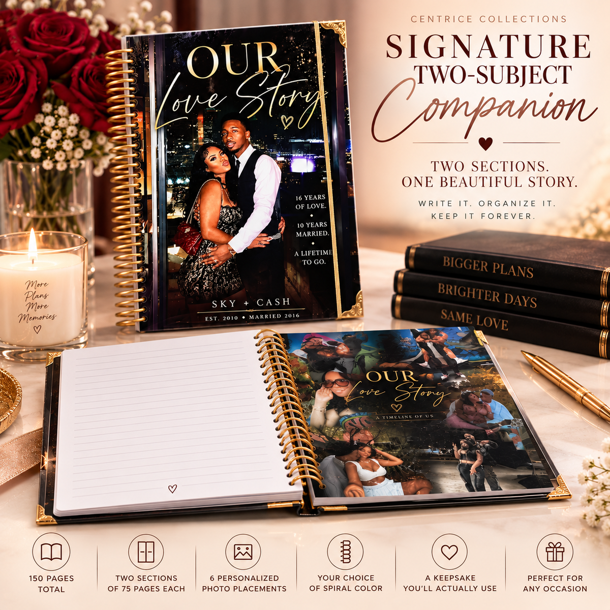 Signature Two-Subject Companion | Two Sections, One Beautiful Story