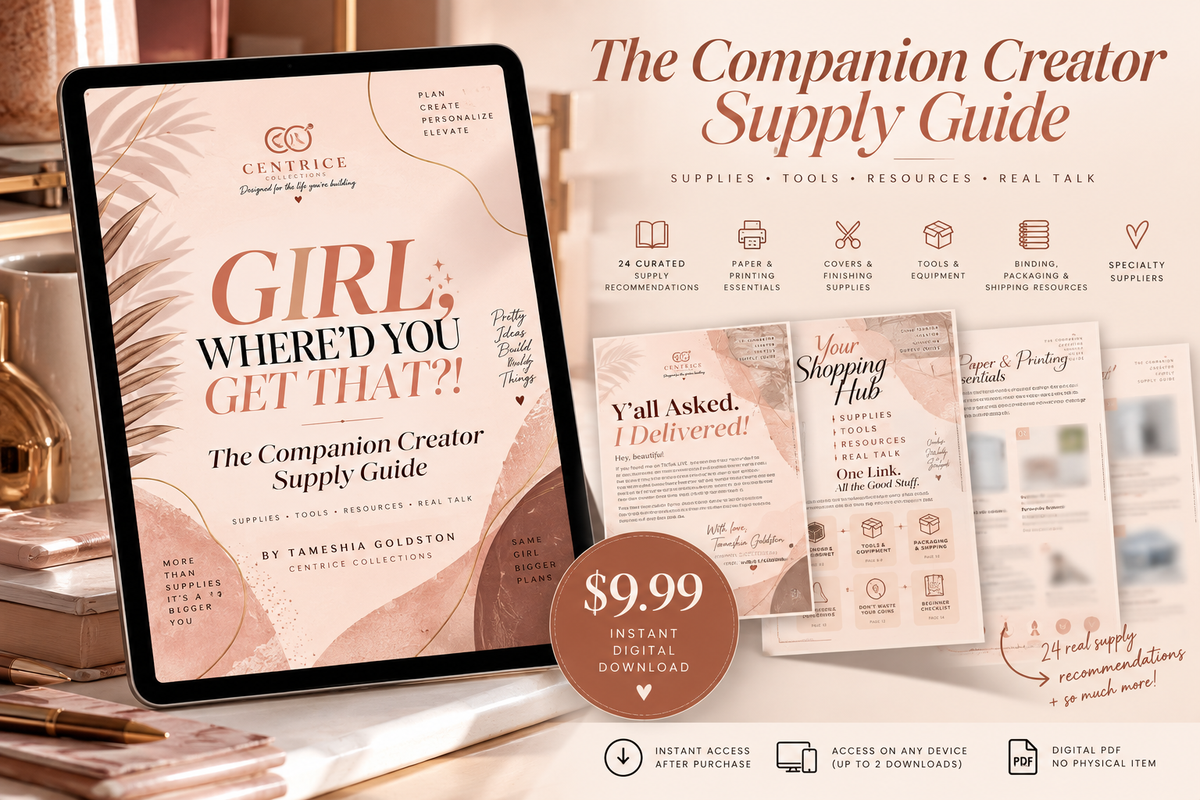 The Companion Creator Supply Guide